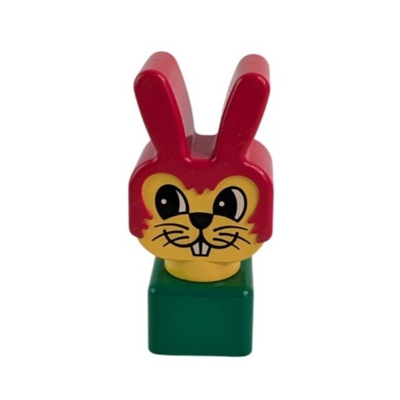 Lego Duplo Primo Building Blocks Assorted Wheels Car Lady Bug Bunny Rabbit Vtg - Picture 8 of 10